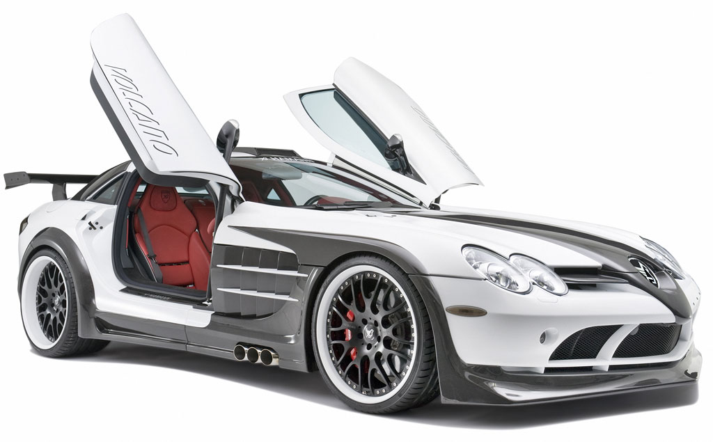 The HAMANN Volcano Mercedes SLR McLaren is powered by a 54 liters V8 engine