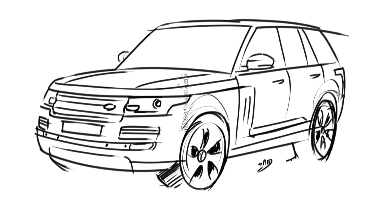 range rover coloring pages - photo #13