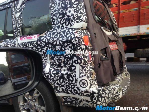 2014 Mahindra Scorpio Test Mule Tail Gate