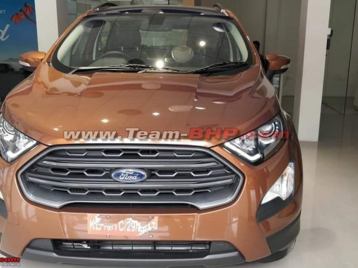 Ford Ecosport Titanium S Spied Yet Again Gets Sunroof Motorbeam