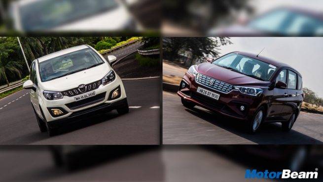 2019 Maruti Ertiga vs Mahindra Marazzo