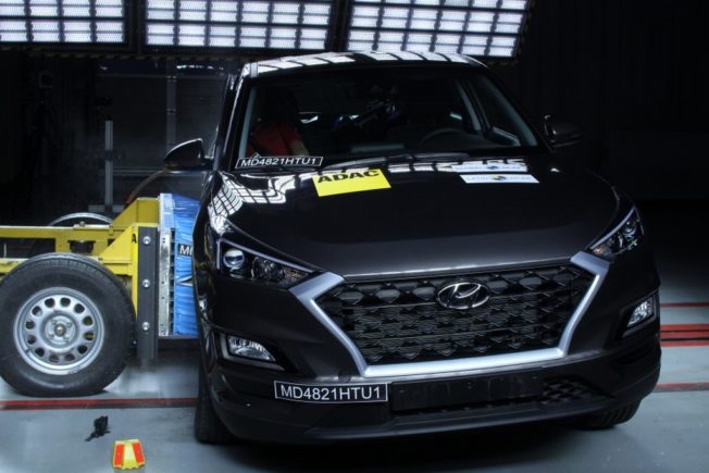 2021 Hyundai Tucson Latin NCAP Side Mobile Barrier Test