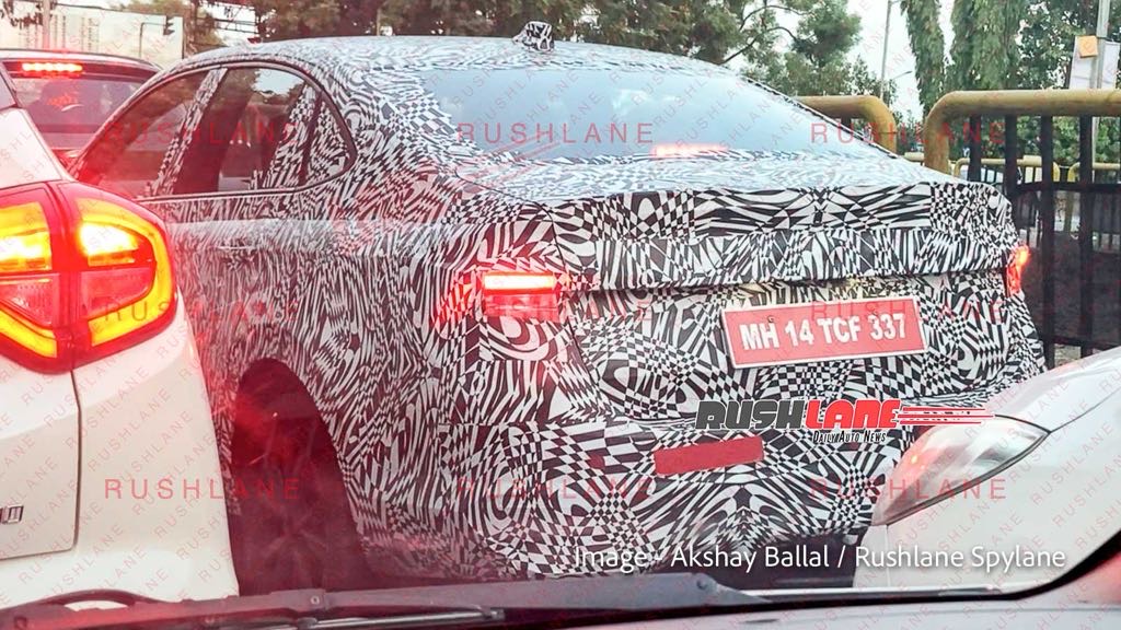 2024 Skoda Slavia Facelift Spotted