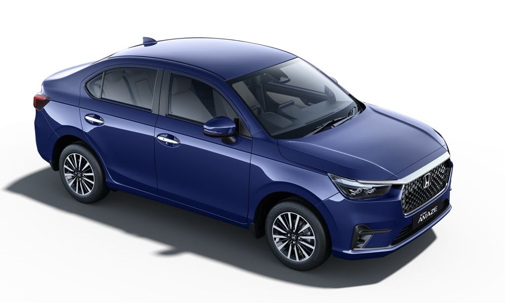 2025 Honda Amaze Blue