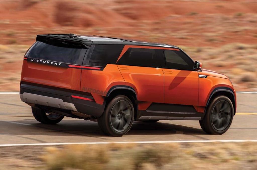 2025 Land Rover Discovery Rendering Rear