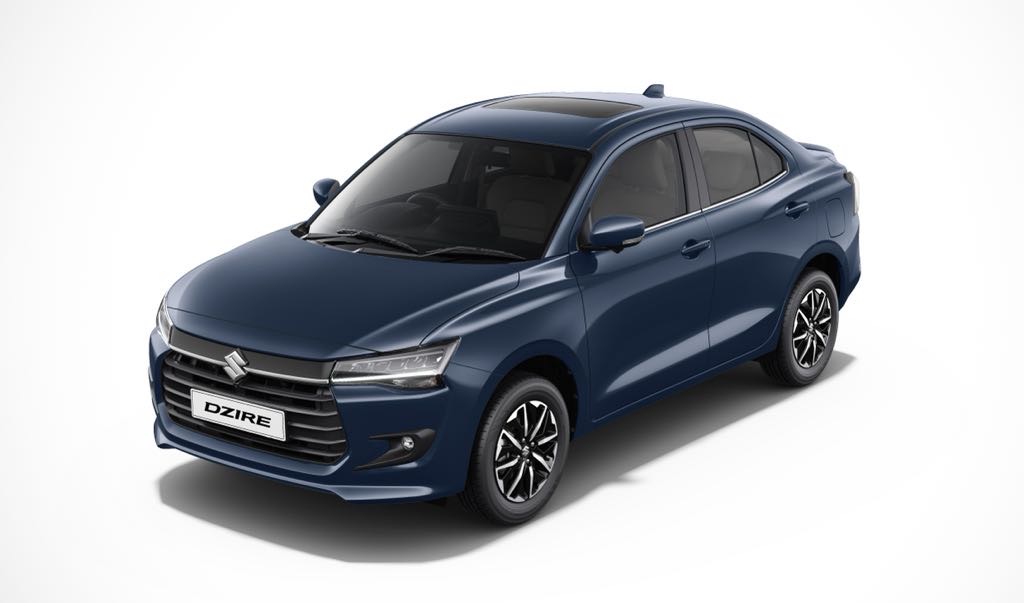 2025 Maruti Dzire Blue