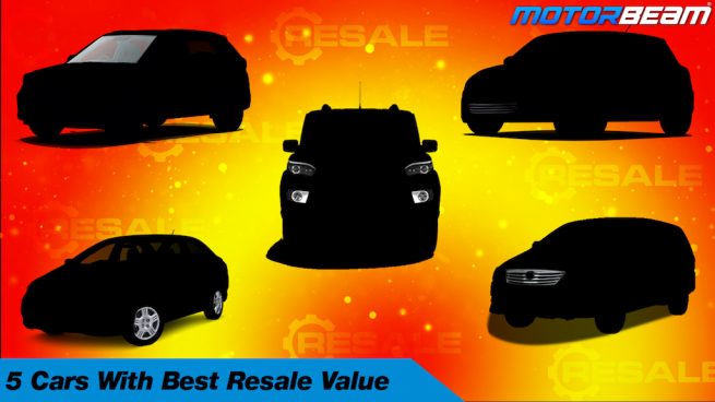 5 Cars With Best Resale Value