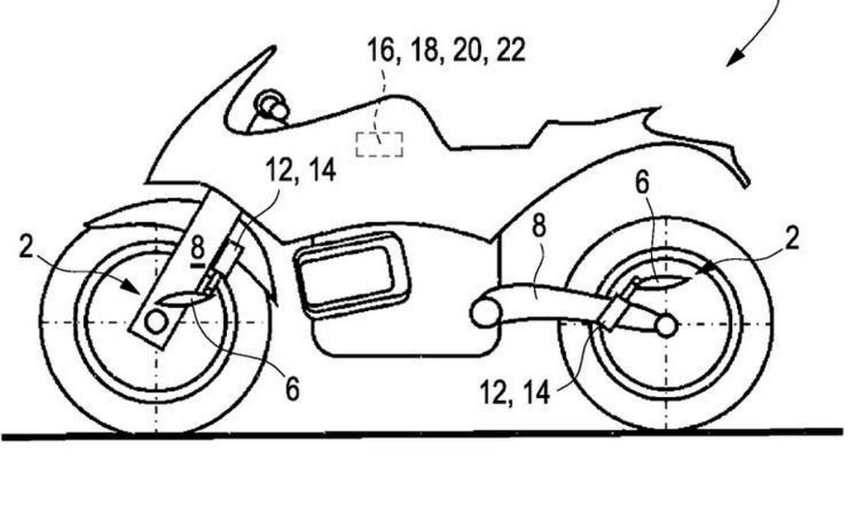 Patente da BMW mostra elementos de aerodinâmica adaptativa para motos