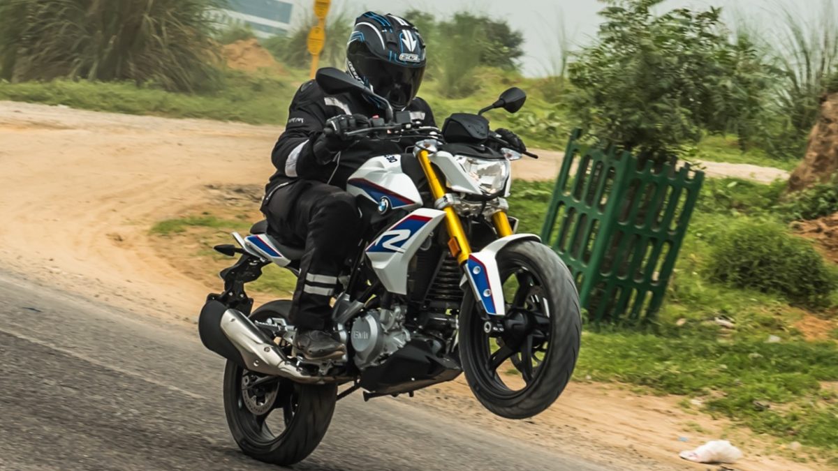 bmw g310r 0 to 100