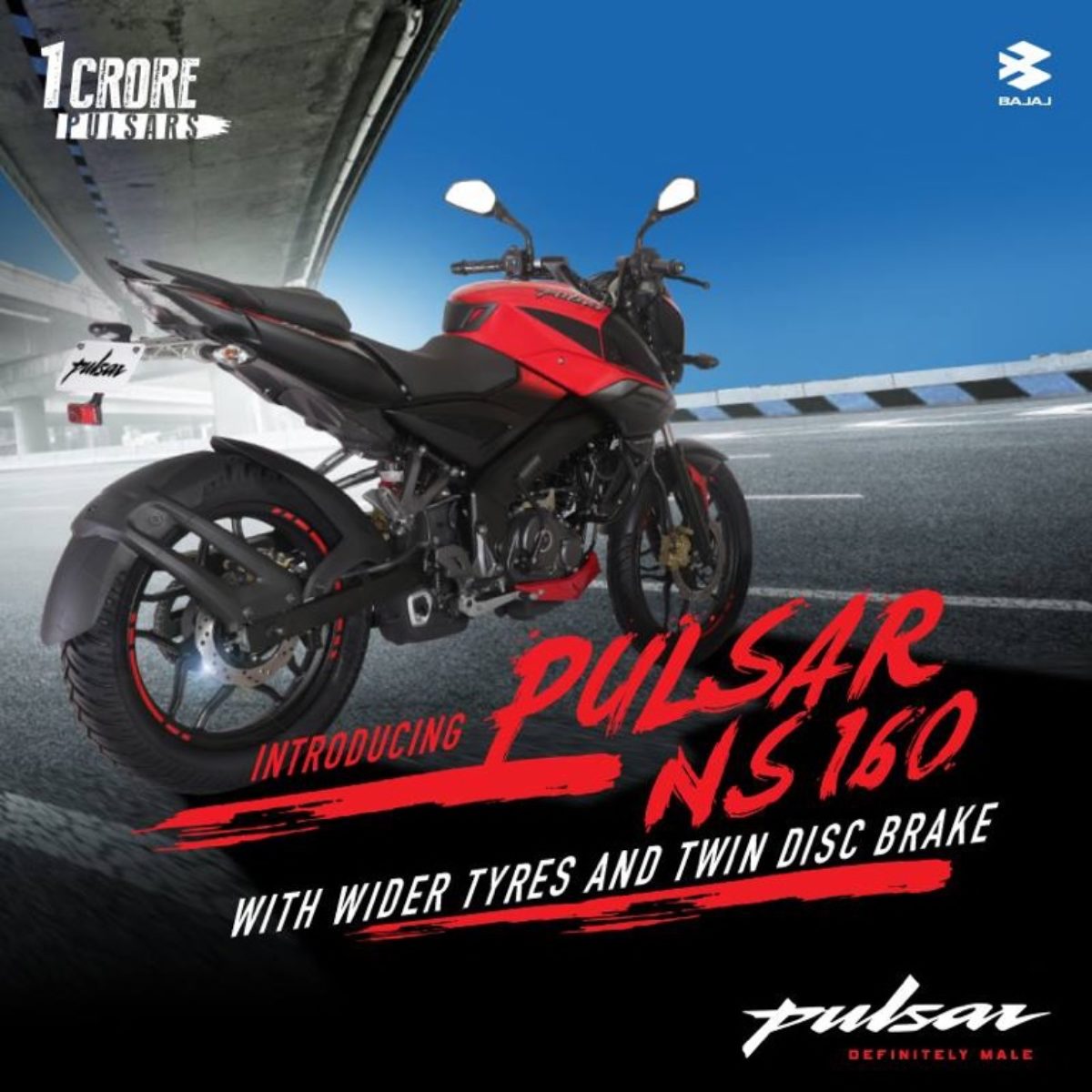 Pulsar ns best sale 160 dual disc