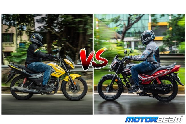 Hero Passion Pro vs TVS Star City+