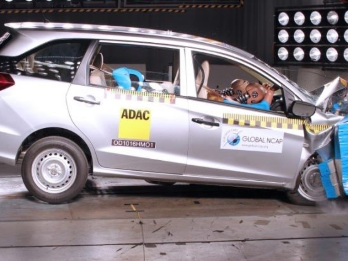 Honda Mobilio Crash Test Rating 0 Stars For Base 3 For Airbags Motorbeam