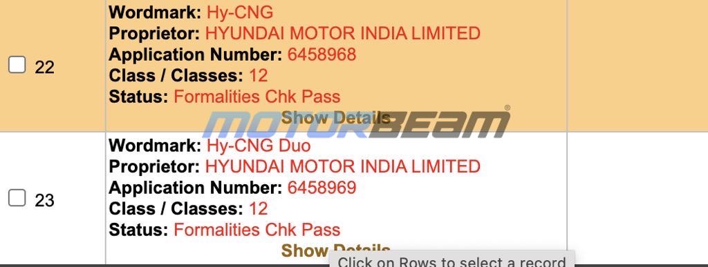 Hyundai CNG Duo Trademark