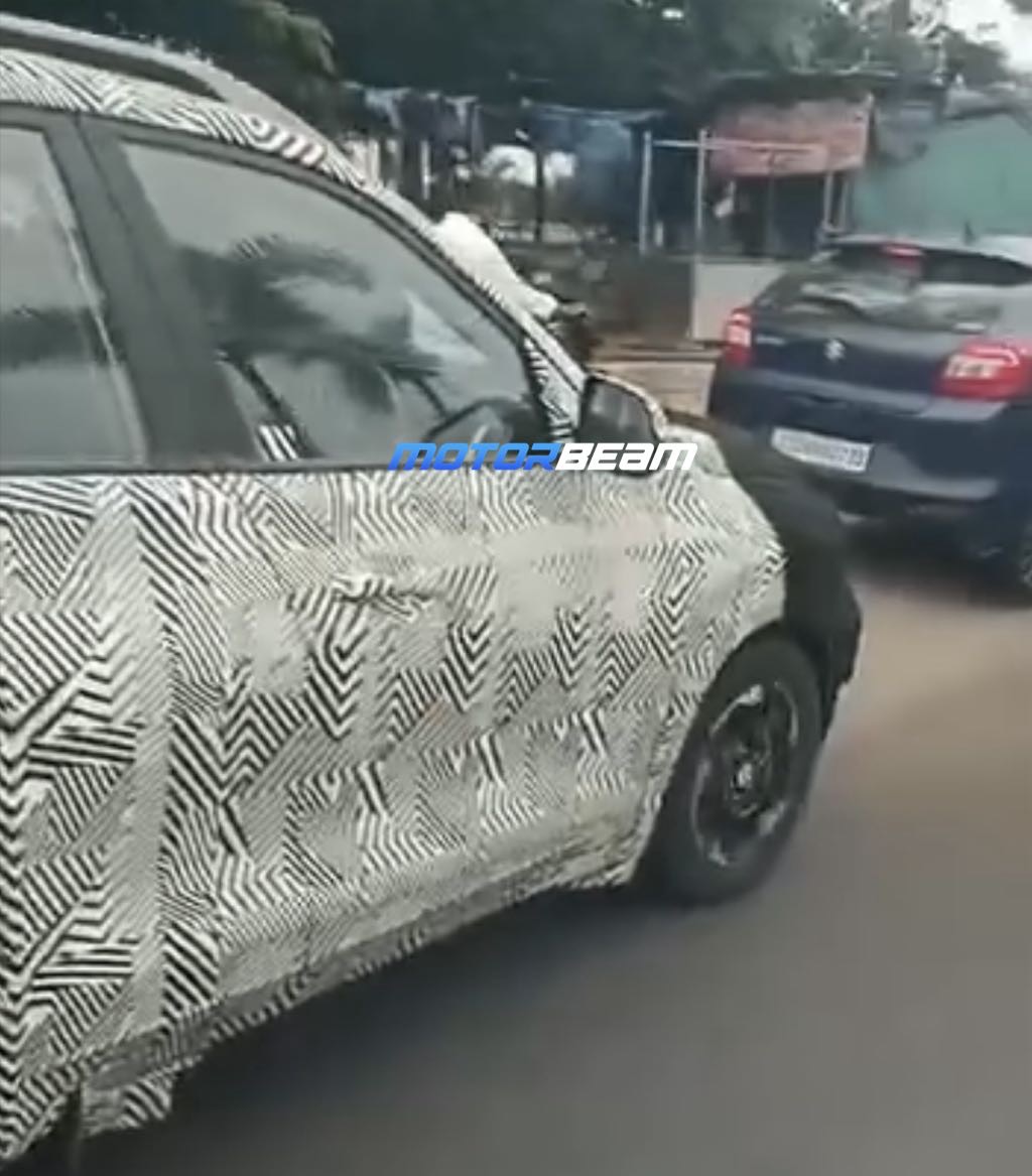 Kia Sonet EV Spied