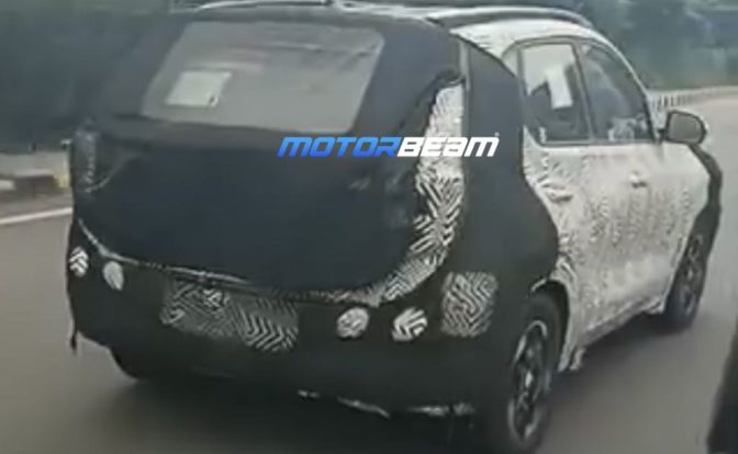 Kia Sonet EV Spotted