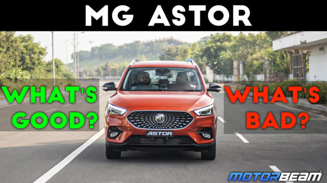 MG Astor English Video