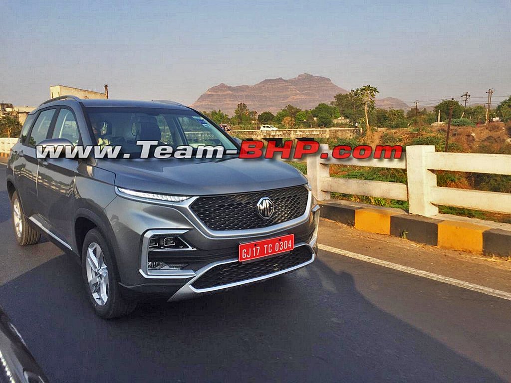 MG Hector Undisguised Test Mules Spotted Ahead Of Launch