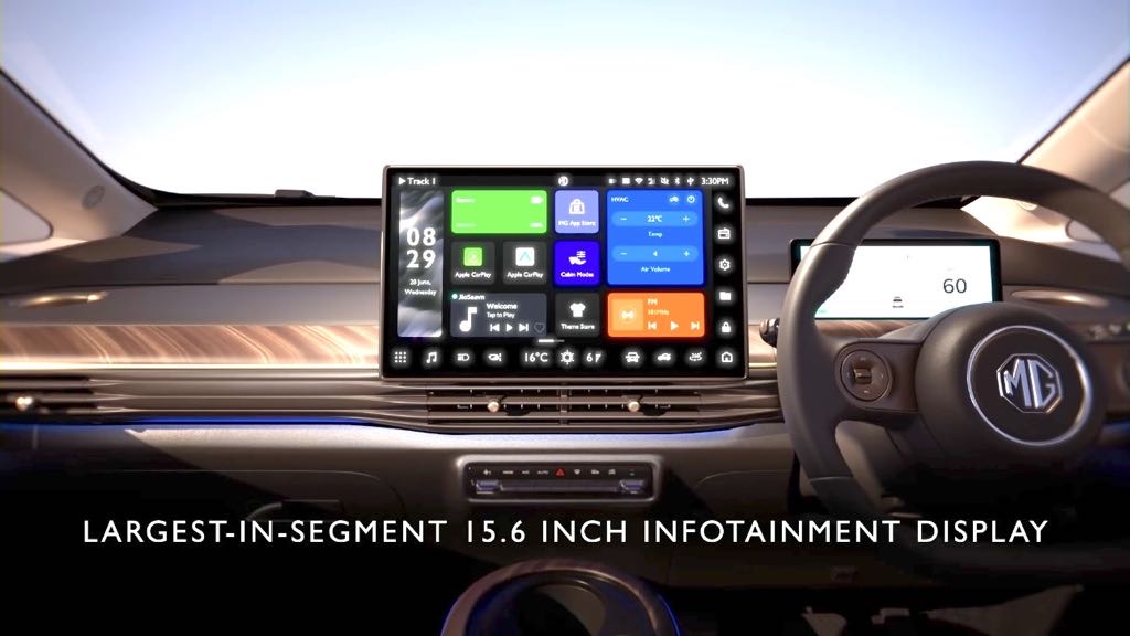 MG Windsor EV Interior Teased