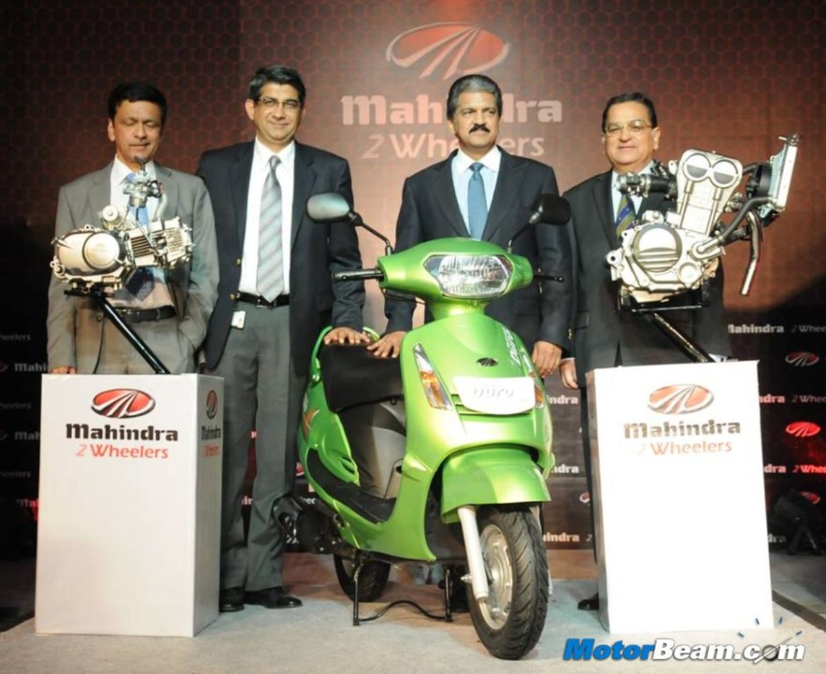 Mahindra and deals mahindra two wheeler