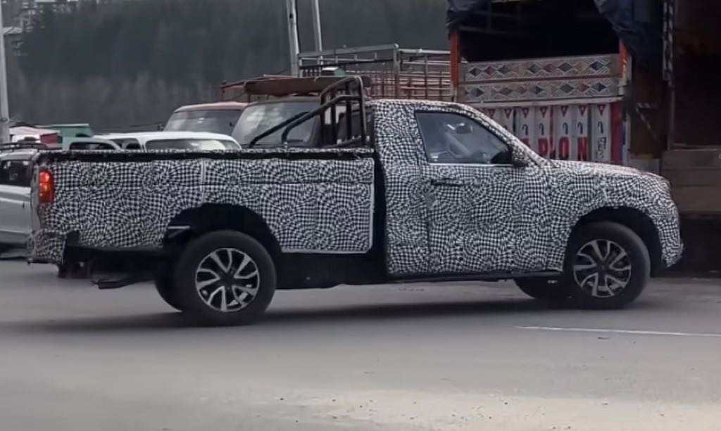 Mahindra Scorpio N Pickup Truck Spied