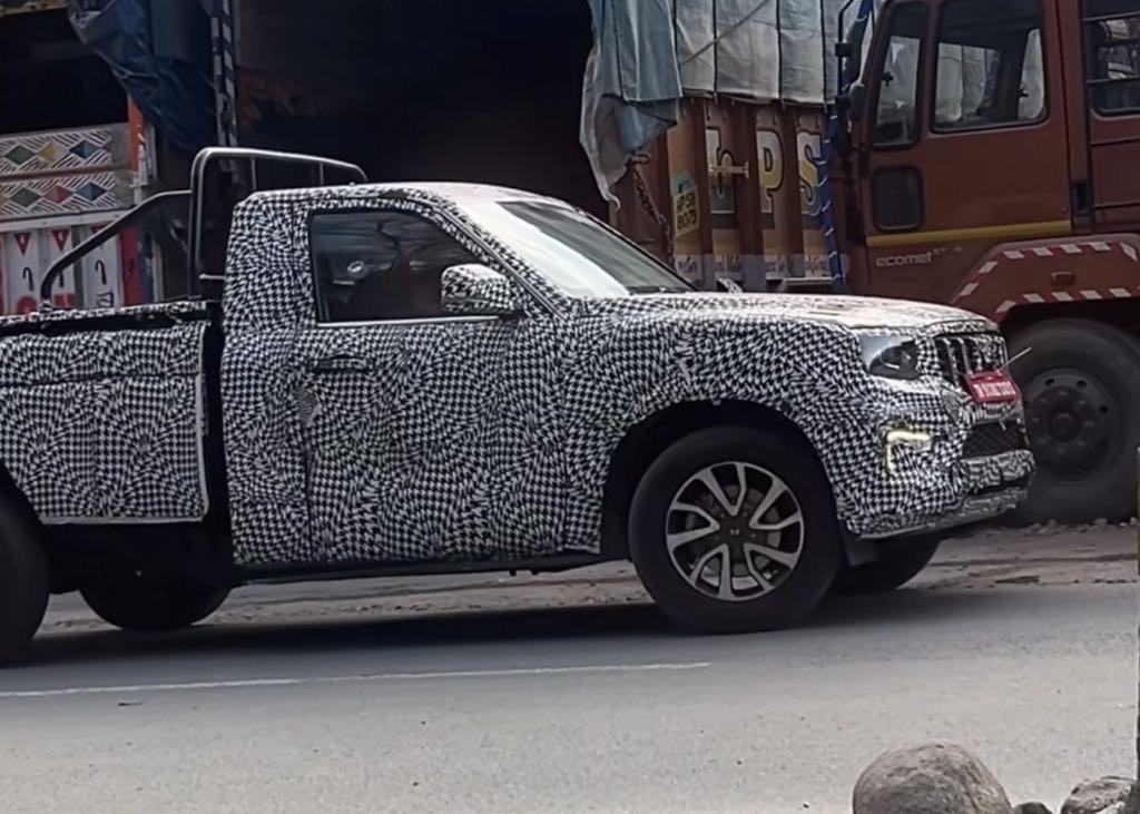 Mahindra Scorpio N Pickup Truck Spotted