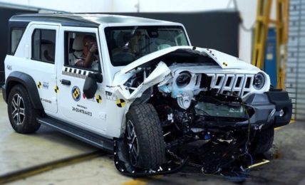 Mahindra Thar Roxx Bharat NCAP Crash Test