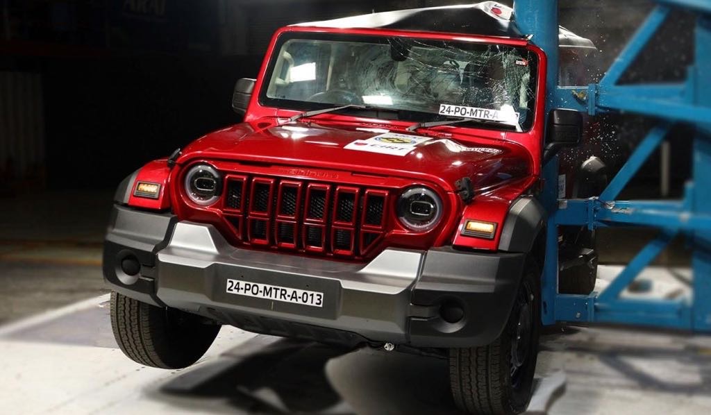 Mahindra Thar Roxx Bharat NCAP Crash