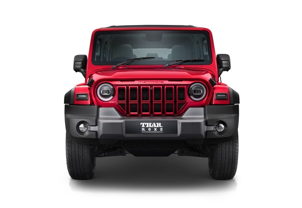 Mahindra Thar Roxx Front Red