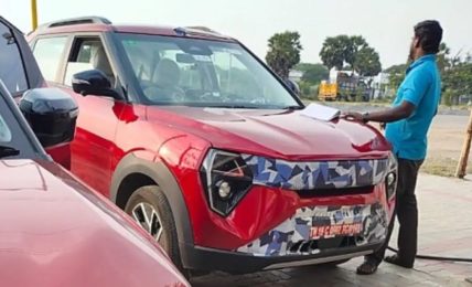 Mahindra XUV 3XO EV Spied