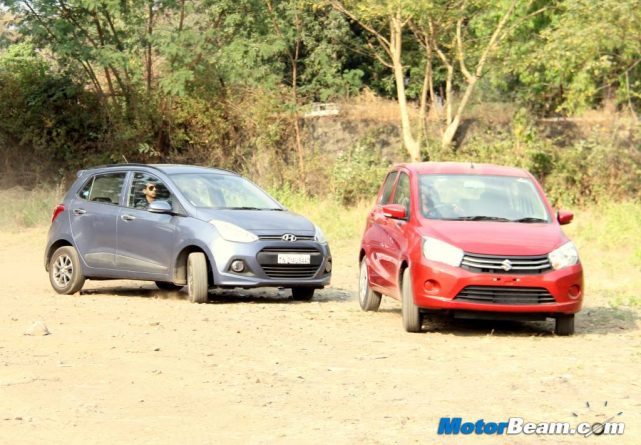 Maruti Celerio vs Hyundai Grand i10 Handling