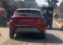 Maruti Fronx Hybrid Spied