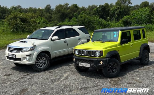 Maruti Jimny Vs Used Toyota Fortuner Comparison