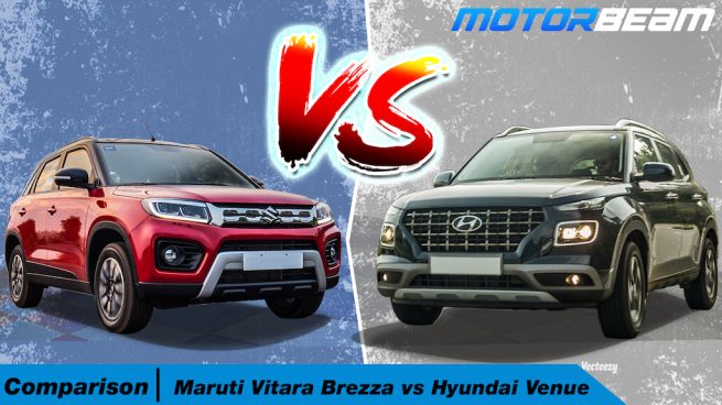 Maruti Vitara Brezza vs Hyundai Venue - Hindi