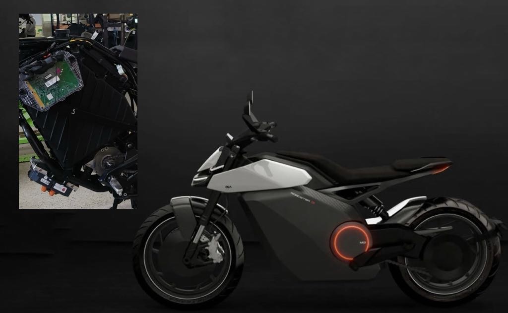 Ola Electric Bike Battery Teased