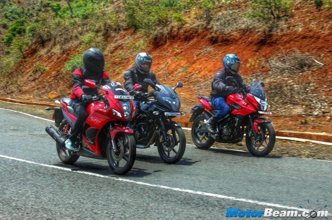 Pulsar 220 vs Pulsar AS 200 vs Hero Karizma Review