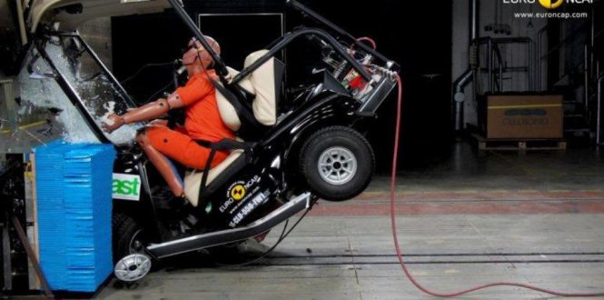 Quadricycles Euro NCAP Safety Crash Test