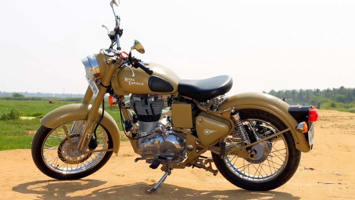 royal enfield brown