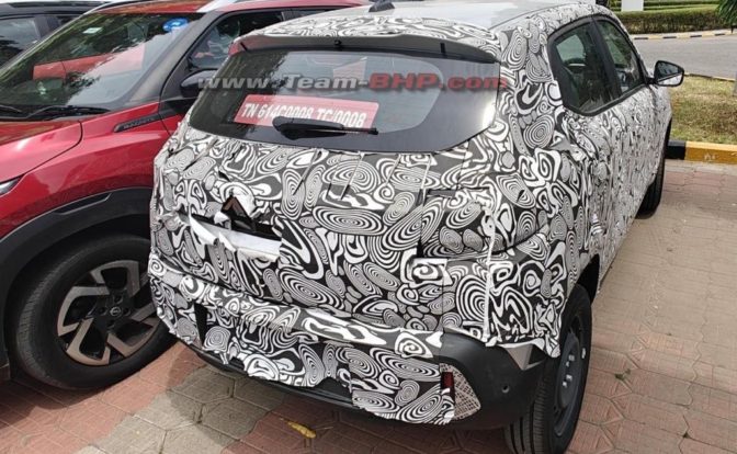 Renault Kwid EV Spotted Rear