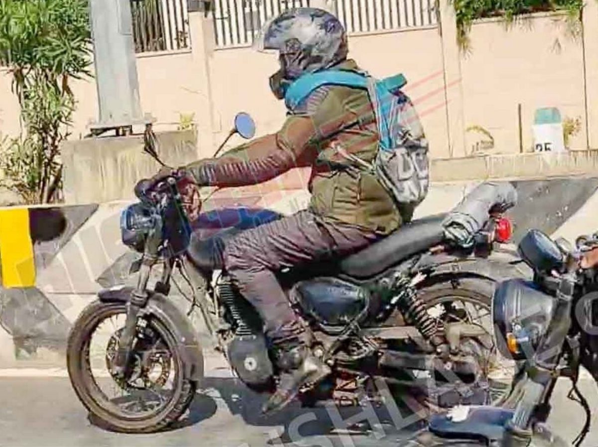 royal enfield hunter 350 spied