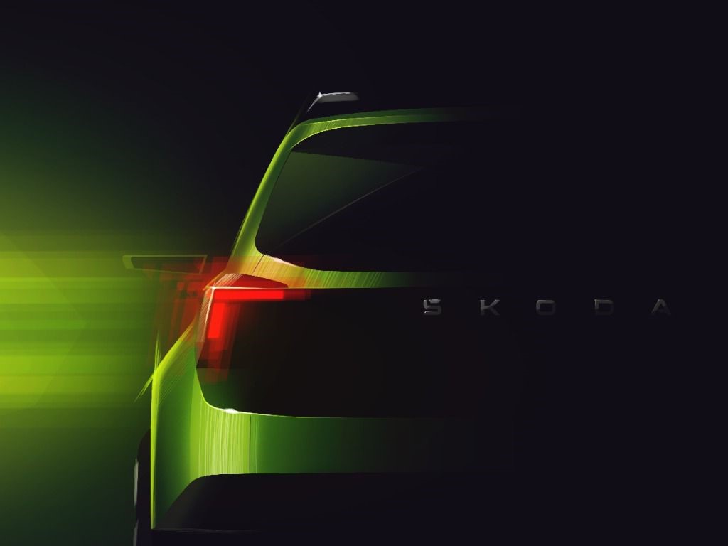 Skoda Compact SUV Rear Teased