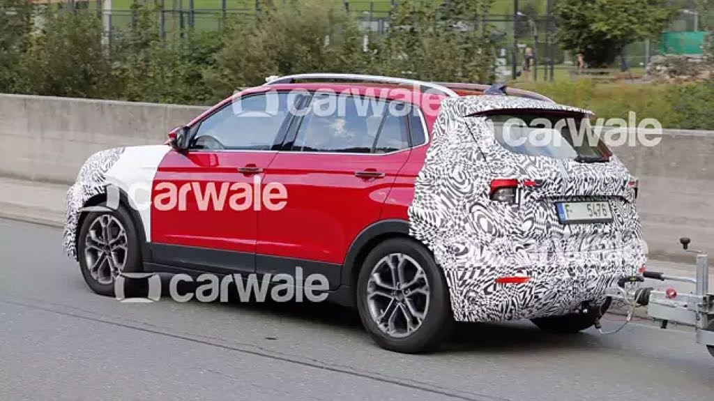 Skoda Kushaq Facelift Spied Rear