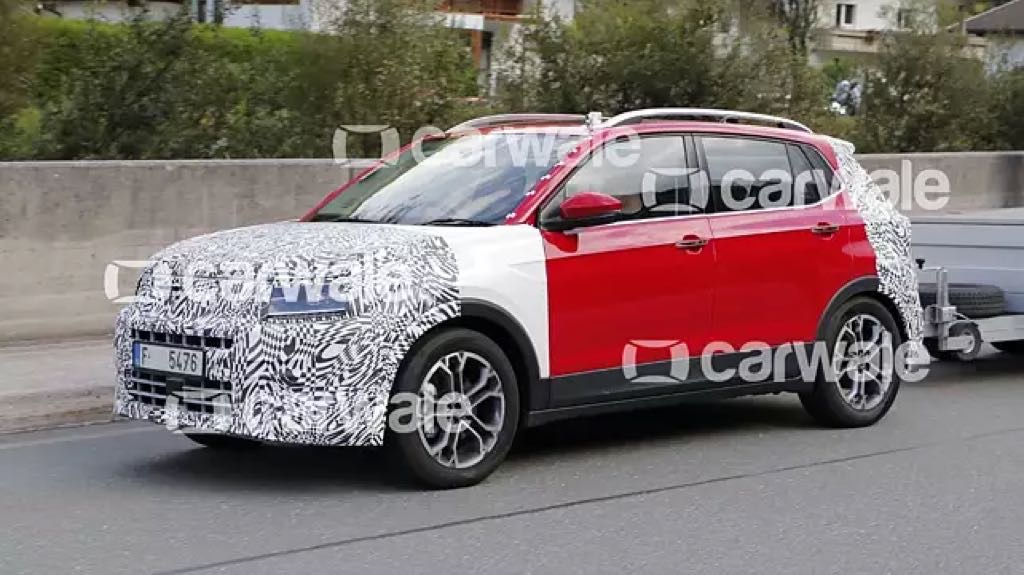 Skoda Kushaq Facelift Spied