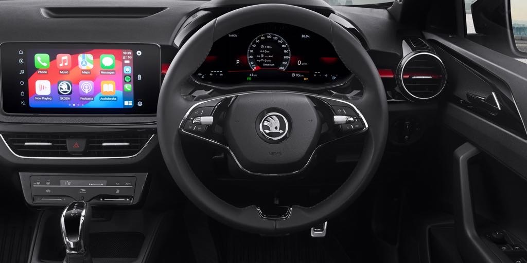 Skoda Slavia Monte Carlo Steering