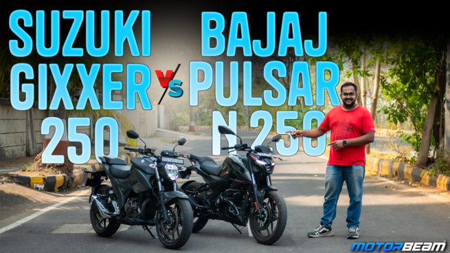 Suzuki Gixxer 250 vs Bajaj Pulsar N250