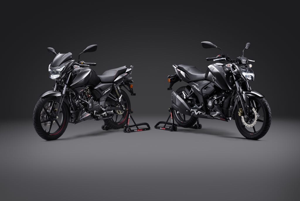 TVS Apache RTR 160 Black Edition Launched