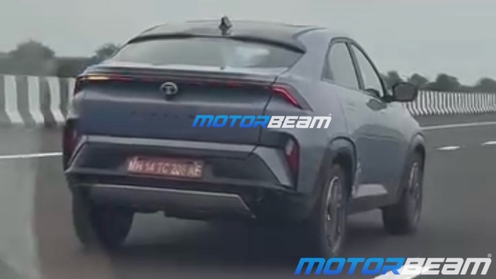 Tata Curvv EV Spotted Rear