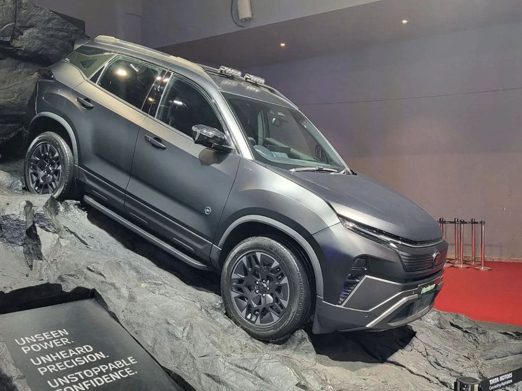 Tata Harrier EV Front Stealth Edition