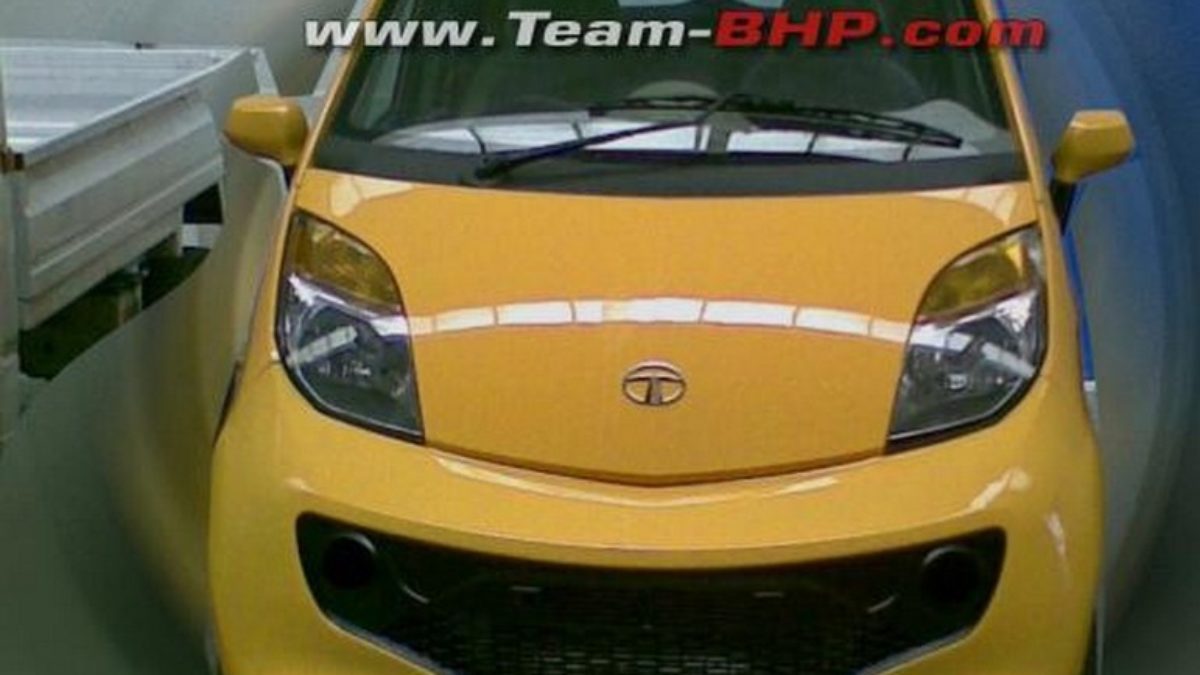 Tata Nano diesel spied with opening bootlid and new bumper