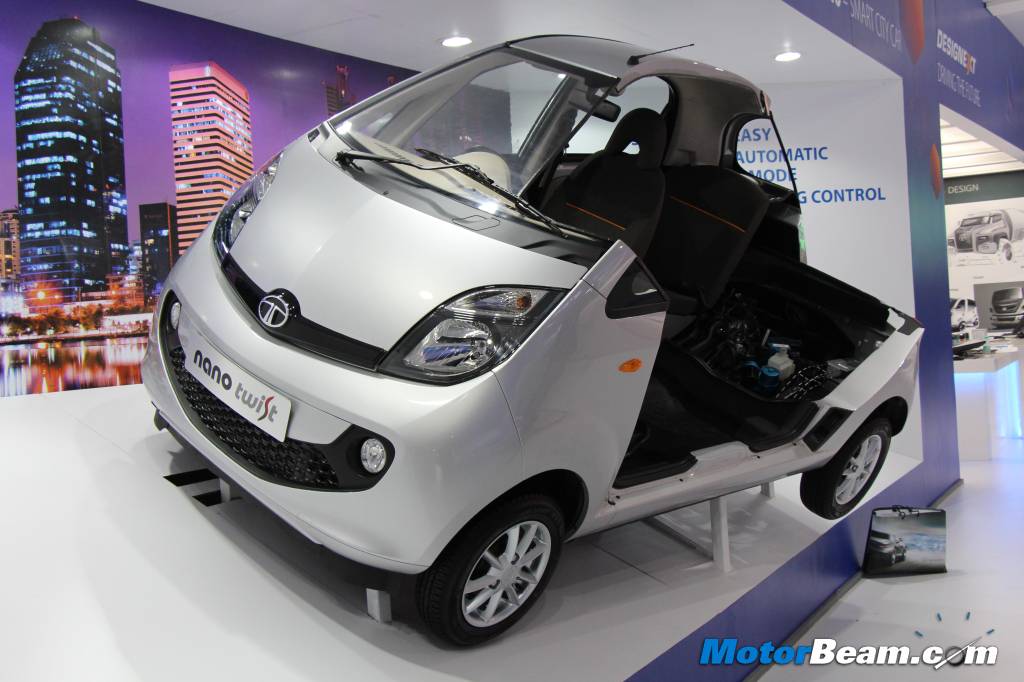 Tata Nano Twist F Tronic Concept Showcased At 2014 Auto Expo