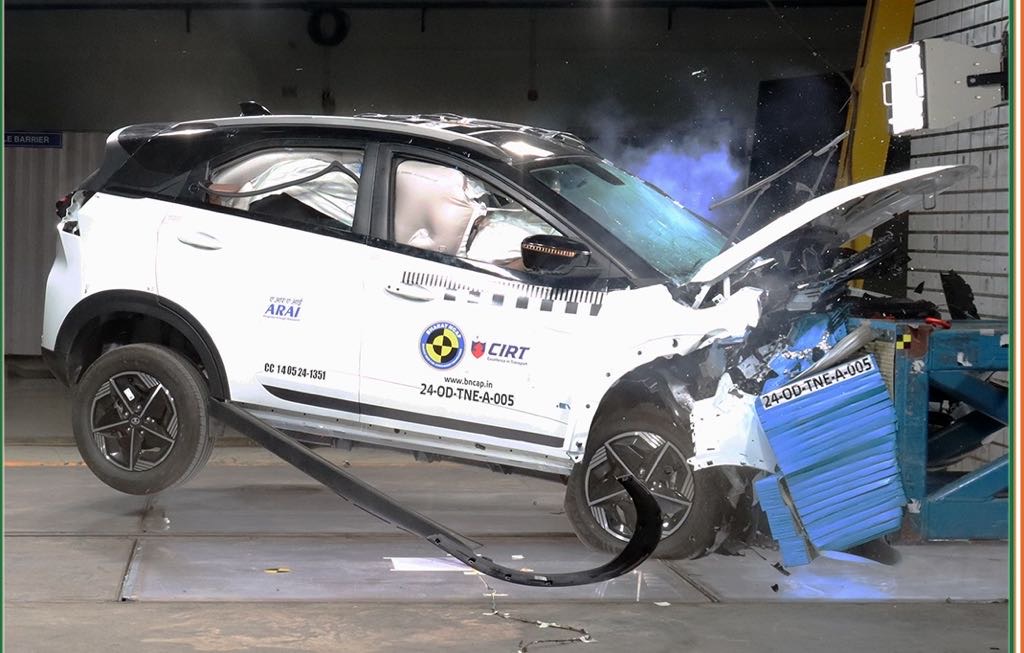 Tata Nexon EV Bharat NCAP Crash Test